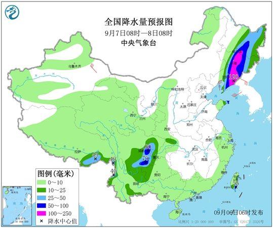 台风“玲玲”东北狂洒水 华西秋雨再发力