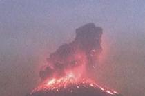 墨西哥火山剧烈爆发