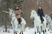 金正恩骑白马驰骋林海雪原公布视频